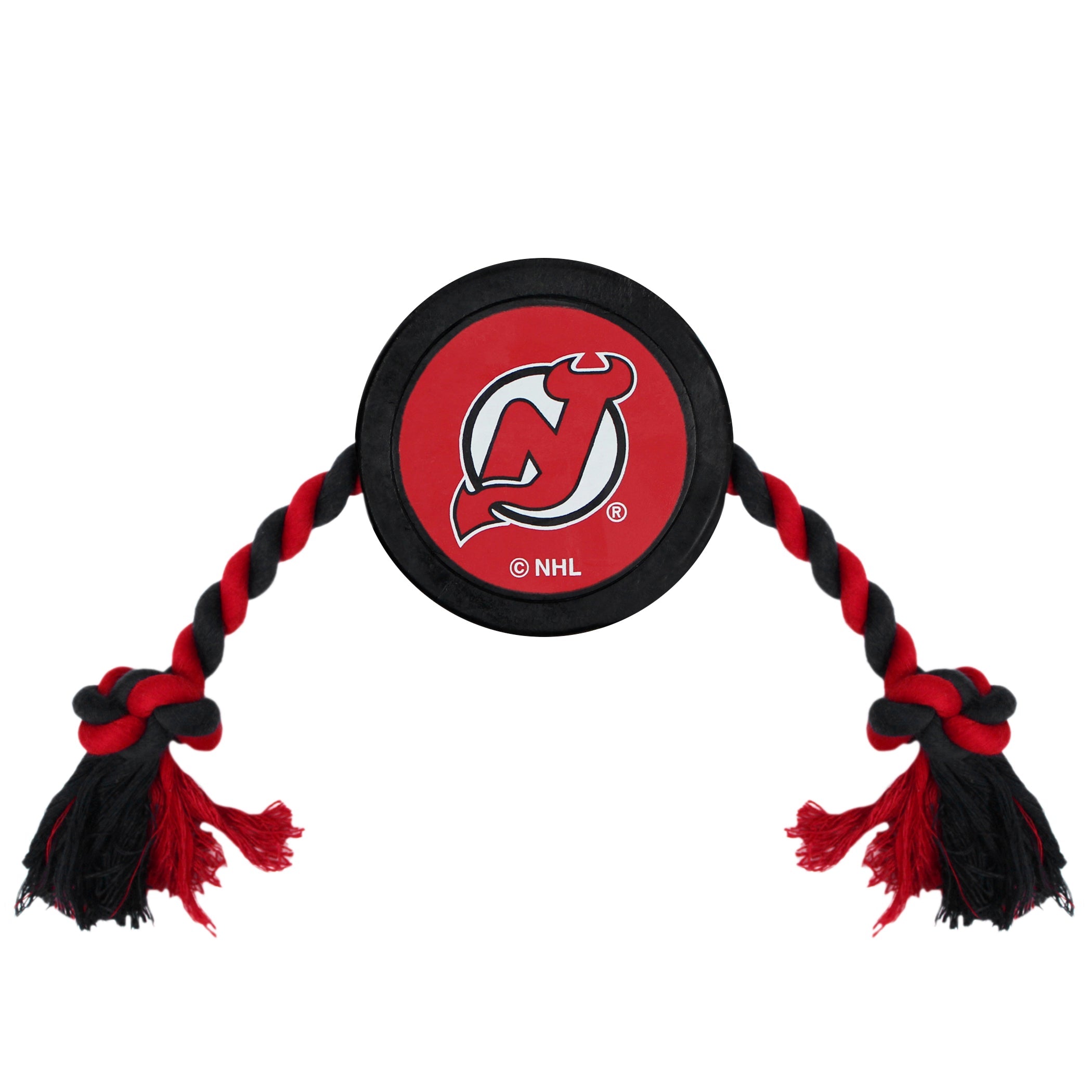 NHL New Jersey Devils Hockey Puck Toy Pets First - Sports Collectibles, Sports Memorabilia, Sports Fan Shop, Sports Gifts