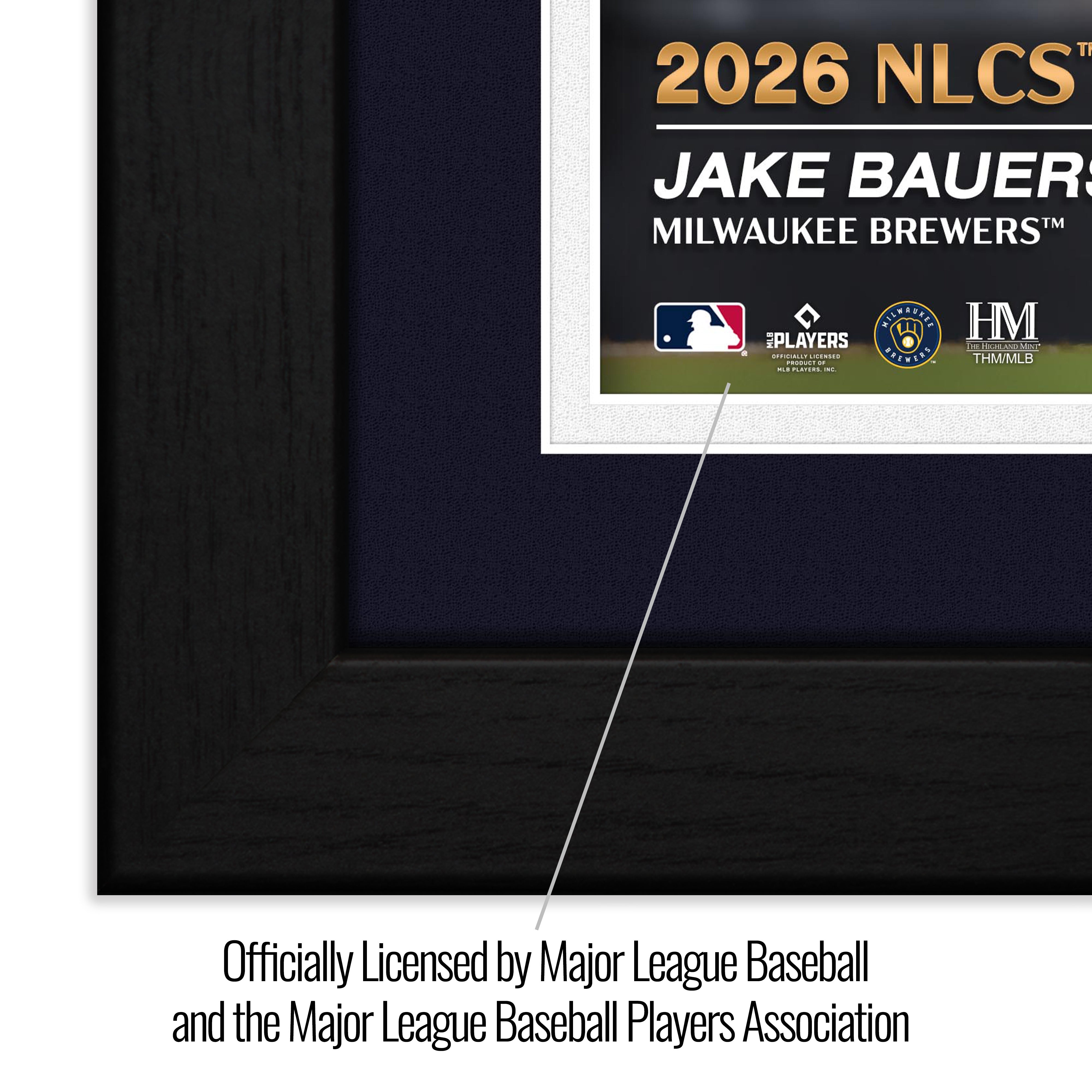 Jake Bauers Milwaukee Brewers 2026 NLCS MVP Bronze Coin Photo Mint - Sports Gifts, Sports Memorabilia, Sports Collectibles, Fan Shop