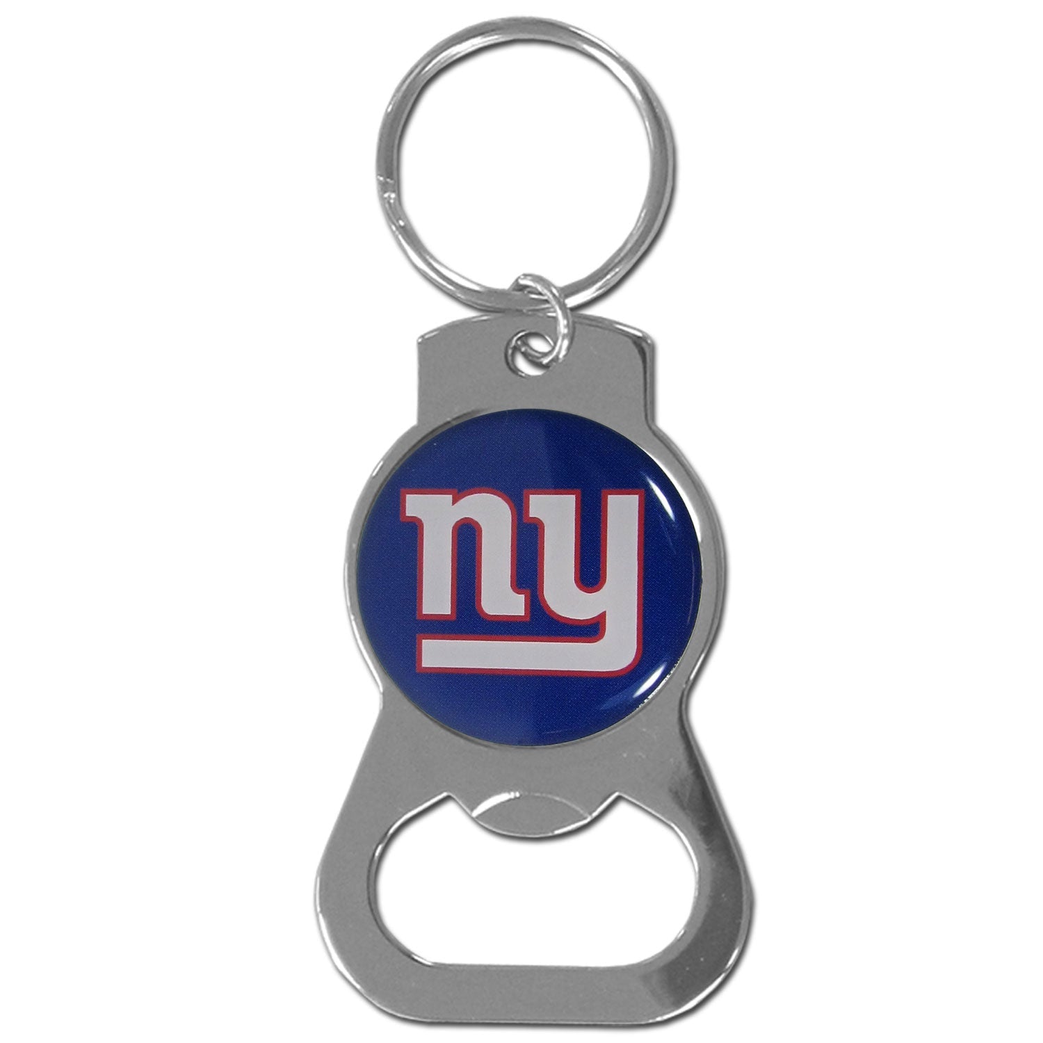 New York Giants Logo Bottle Opener Keychain - Sports Collectibles, Sports Memorabilia, Sports Fan Shop, Sports Gifts