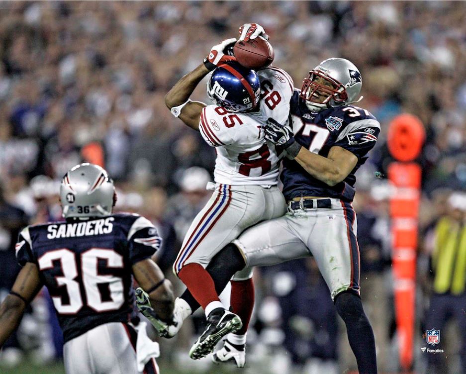 David Tyree Super Bowl XLII Helmet Catch New York Giants 8" x 10" Football Photo - Sports Collectibles, Sports Memorabilia, Sports Fan Shop, Sports Gifts
