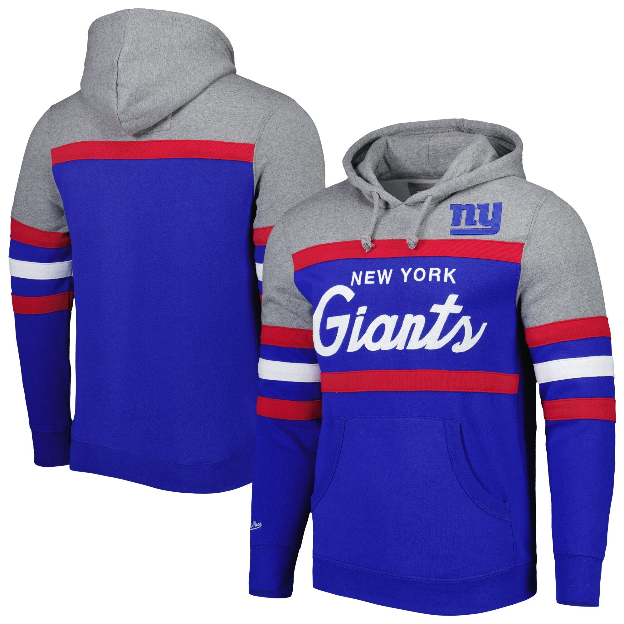 New York Giants Mitchell & Ness Head Coach Hoodie - Sports Collectibles, Sports Memorabilia, Sports Fan Shop, Sports Gifts