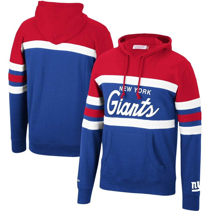 New York Giants Mitchell & Ness Head Coach Hoodie - Sports Collectibles, Sports Memorabilia, Sports Fan Shop, Sports Gifts