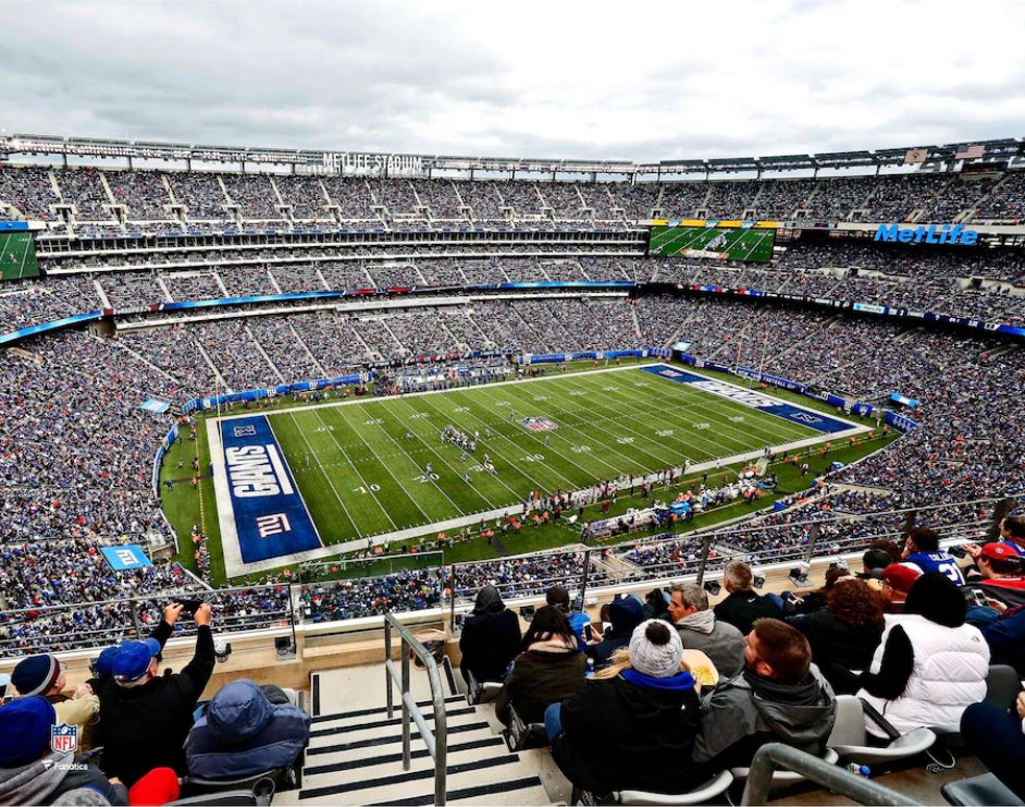 New York Giants MetLife Stadium Aerial View 8" x 10" Football Photo - Sports Collectibles, Sports Memorabilia, Sports Fan Shop, Sports Gifts