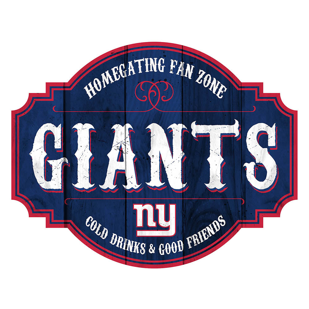 New York Giants 12" Tavern Wood Sign - Sports Collectibles, Sports Memorabilia, Sports Fan Shop, Sports Gifts