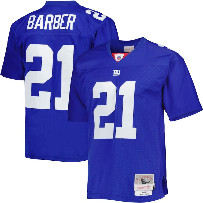 Tiki Barber New York Giants Mitchell & Ness 2005 Legacy Jersey - Sports Collectibles, Sports Memorabilia, Sports Fan Shop, Sports Gifts