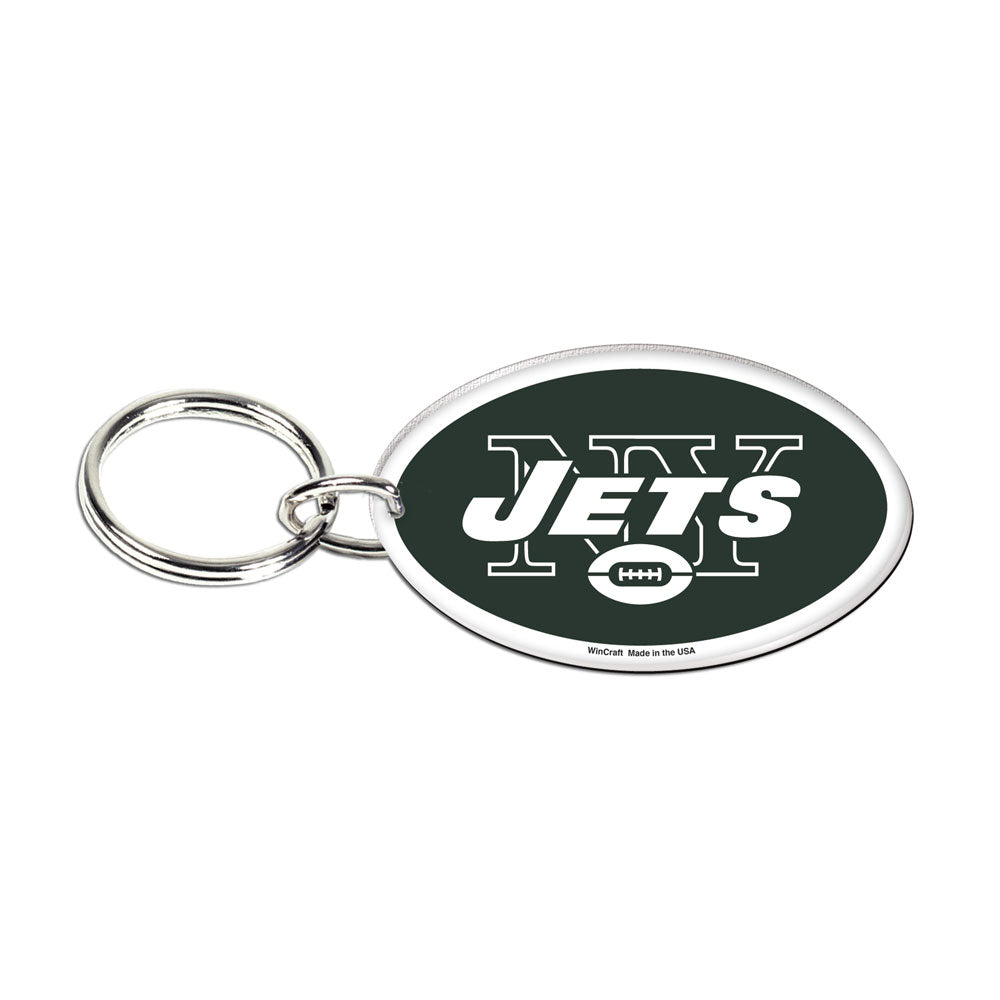 New York Jets Acrylic Logo Keychain - Sports Collectibles, Sports Memorabilia, Sports Fan Shop, Sports Gifts