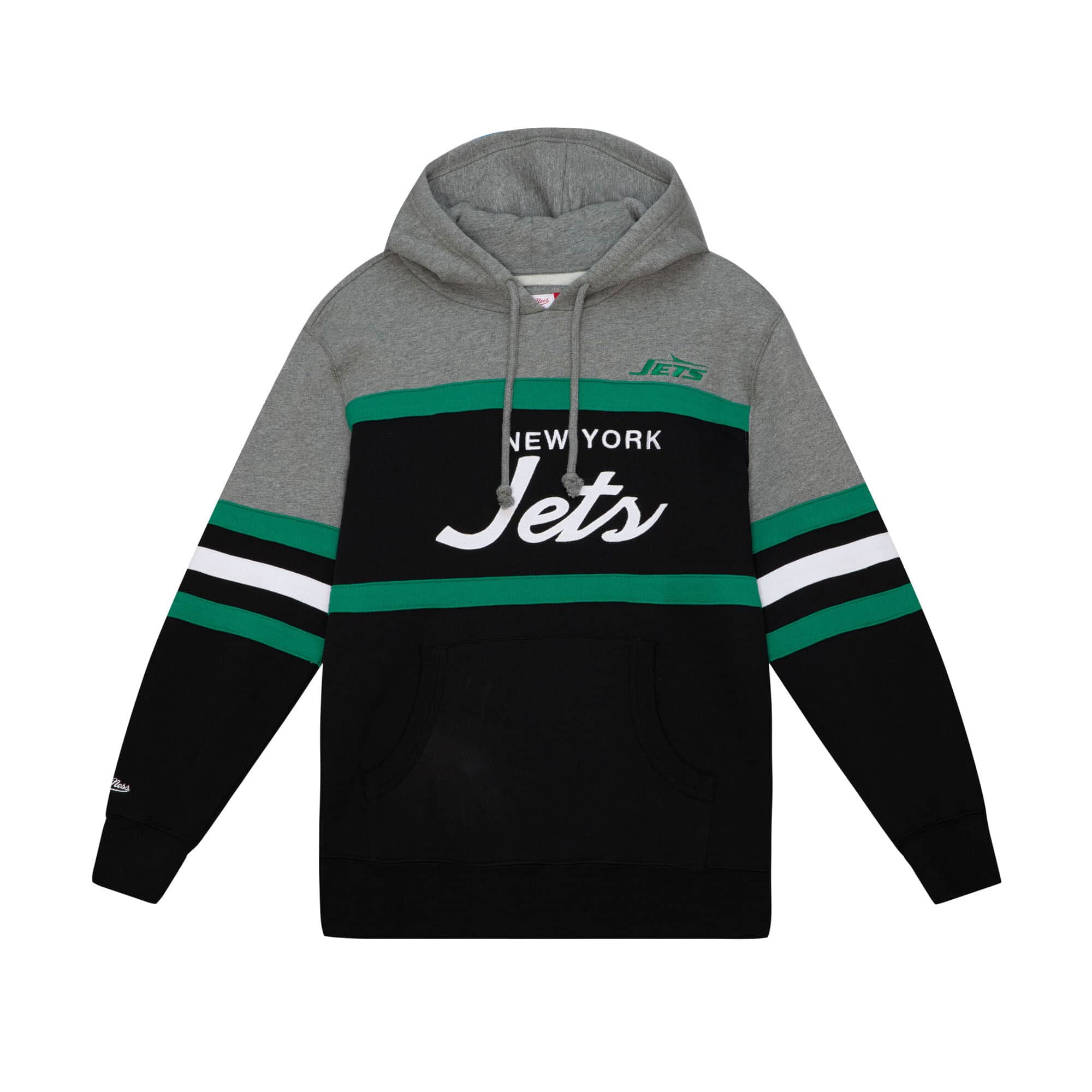 New York Jets Mitchell & Ness Head Coach Hoodie - Sports Collectibles, Sports Memorabilia, Sports Fan Shop, Sports Gifts