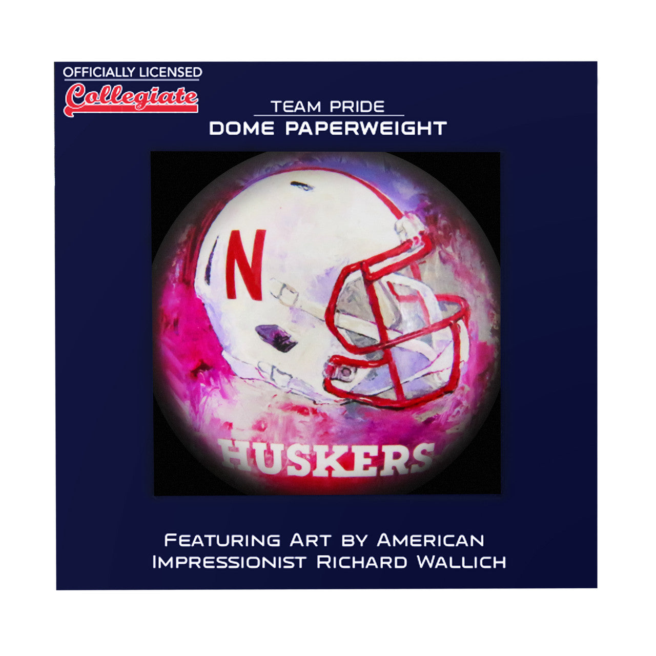 Nebraska Cornhuskers Paperweight Domed - Sports Collectibles, Sports Memorabilia, Sports Fan Shop, Sports Gifts