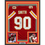 Framed Autographed/Signed Neil Smith 35x39 Kansas City Red Football Jersey JSA COA