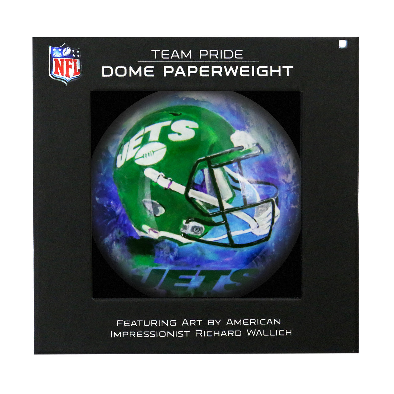 New York Jets Paperweight Domed - Sports Collectibles, Sports Memorabilia, Sports Fan Shop, Sports Gifts