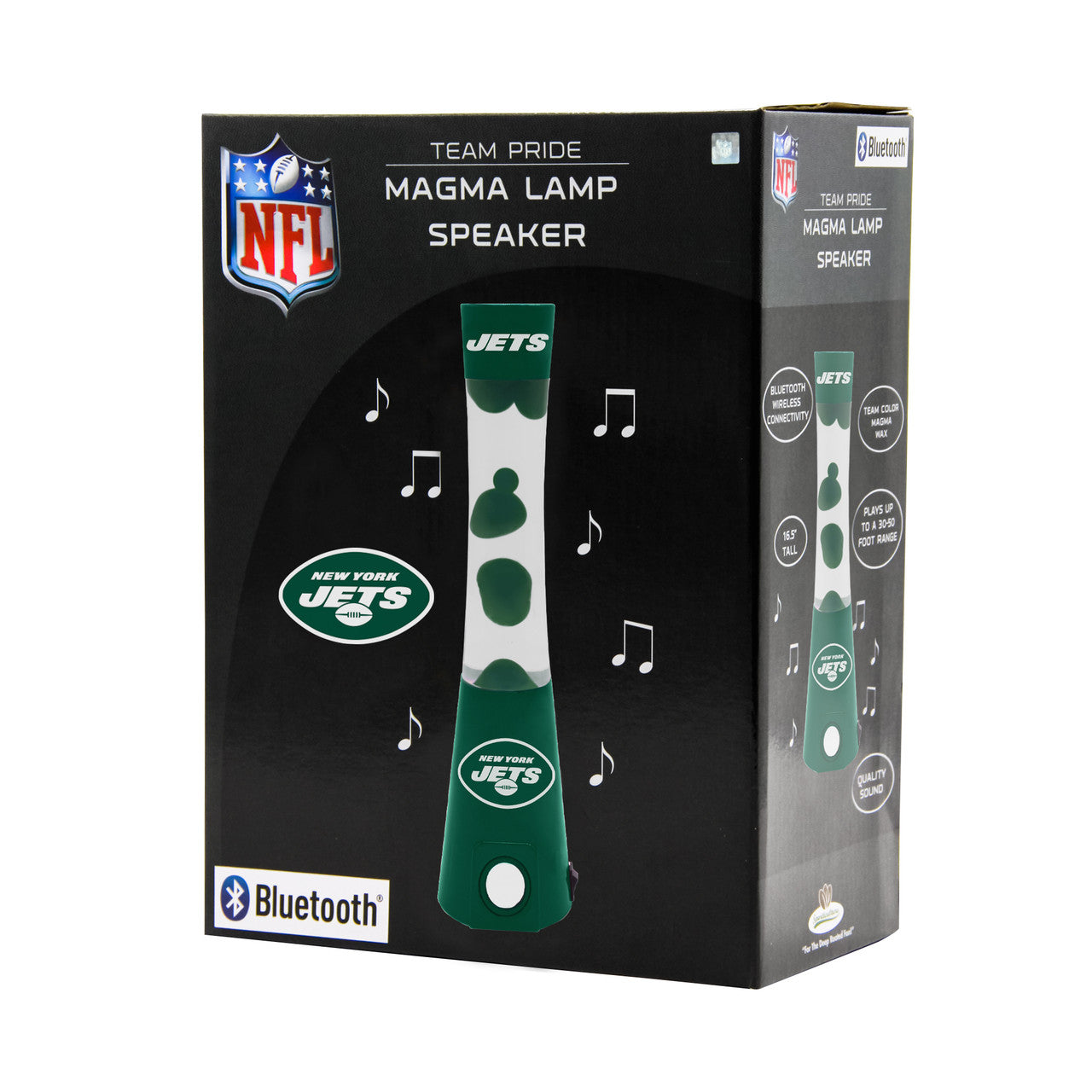 New York Jets Magma Lamp - Bluetooth Speaker - Sports Collectibles, Sports Memorabilia, Sports Fan Shop, Sports Gifts