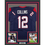 Framed Autographed/Signed Nico Collins 35x39 Houston Blue Rookie Football Jersey JSA COA