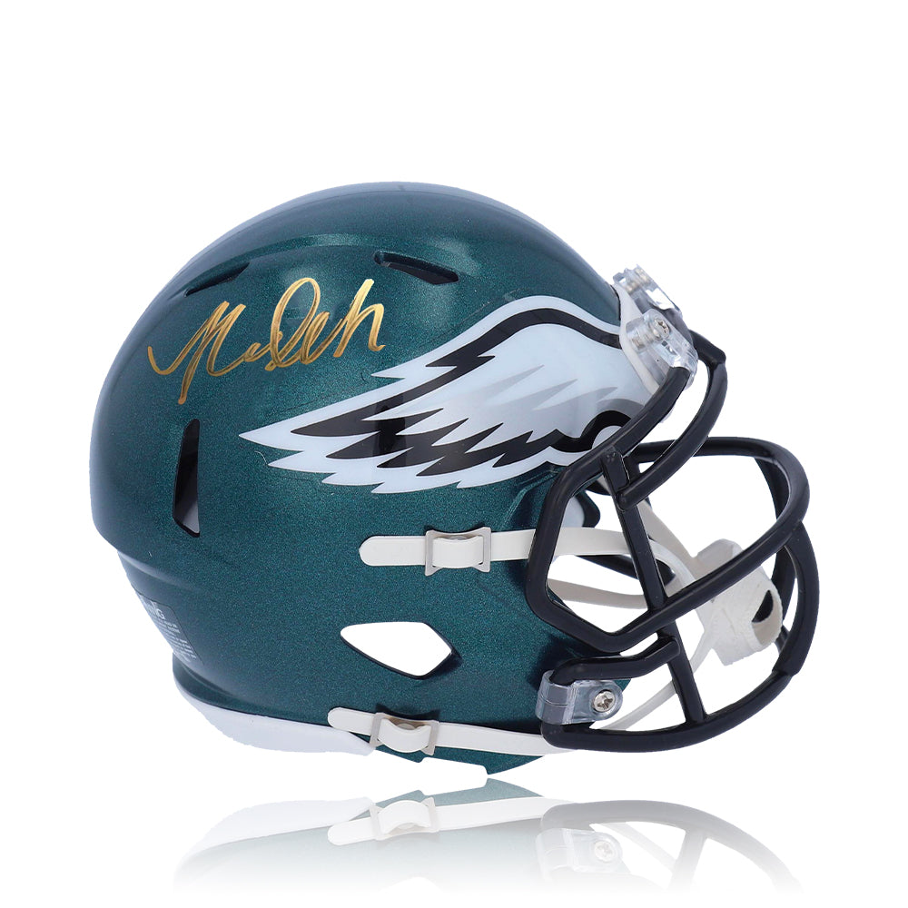 Nolan Smith Philadelphia Eagles Autographed Mini-Helmet - Sports Collectibles, Sports Memorabilia, Sports Fan Shop, Sports Gifts