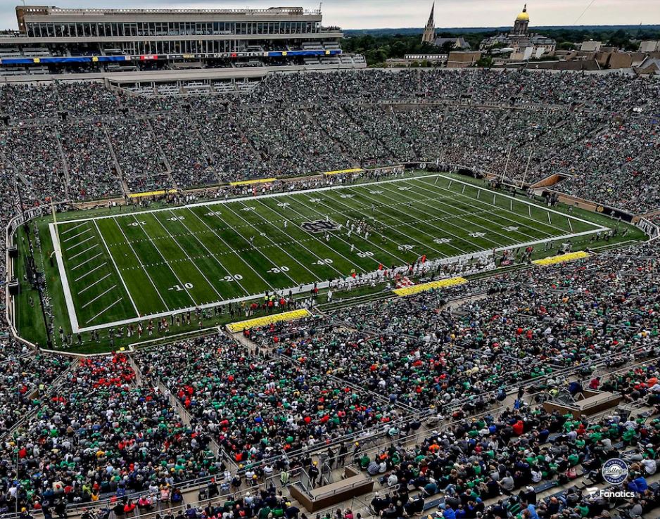 Notre Dame Stadium 8" x 10" College Football Photo - Sports Collectibles, Sports Memorabilia, Sports Fan Shop, Sports Gifts