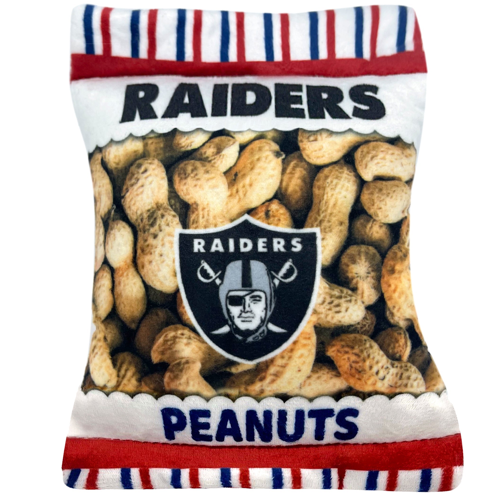 Las Vegas Raiders Peanut Bag Toy by Pets First - Sports Collectibles, Sports Memorabilia, Sports Fan Shop, Sports Gifts