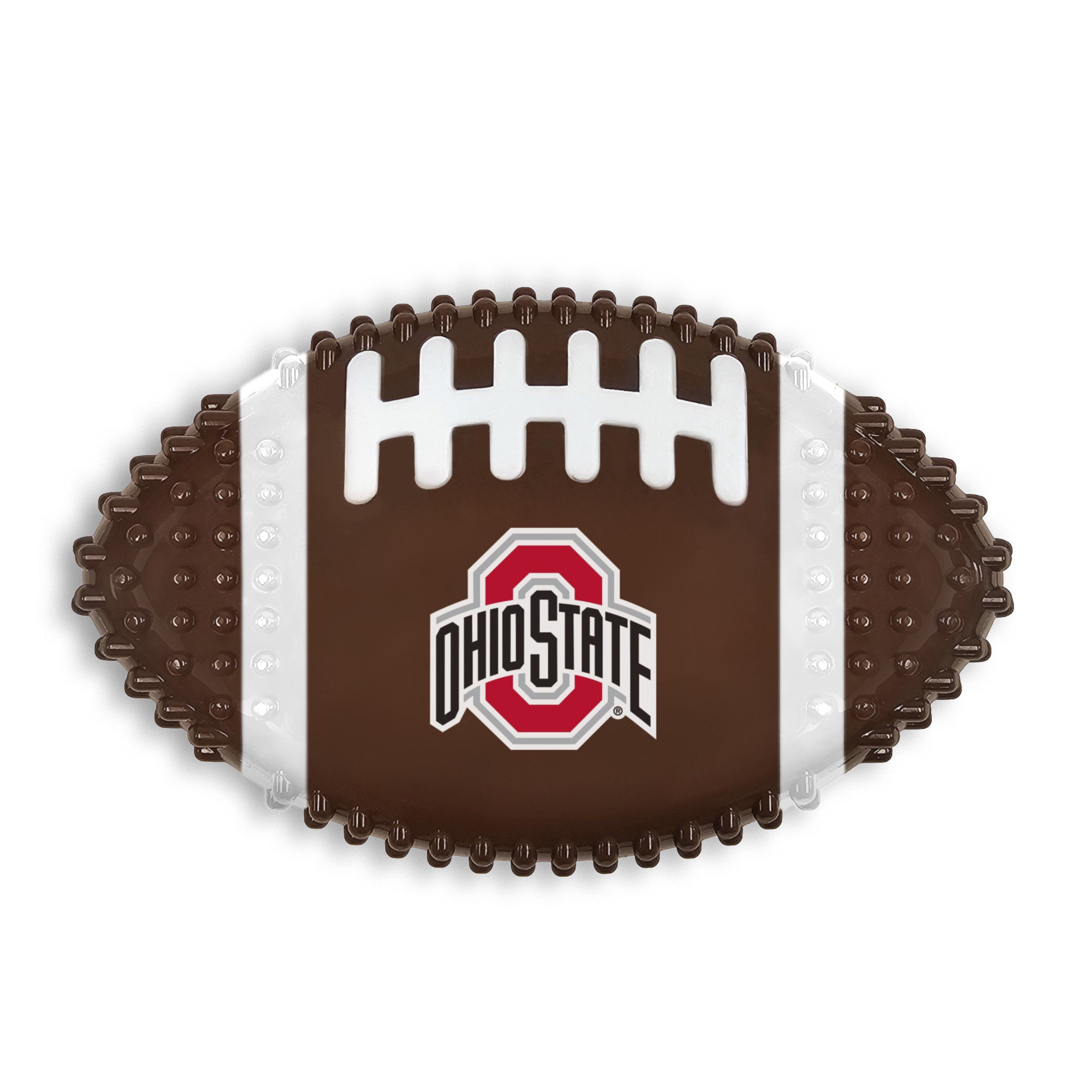 OHIO STATE HARD NYLON FOOTBALL CHEW TOY
