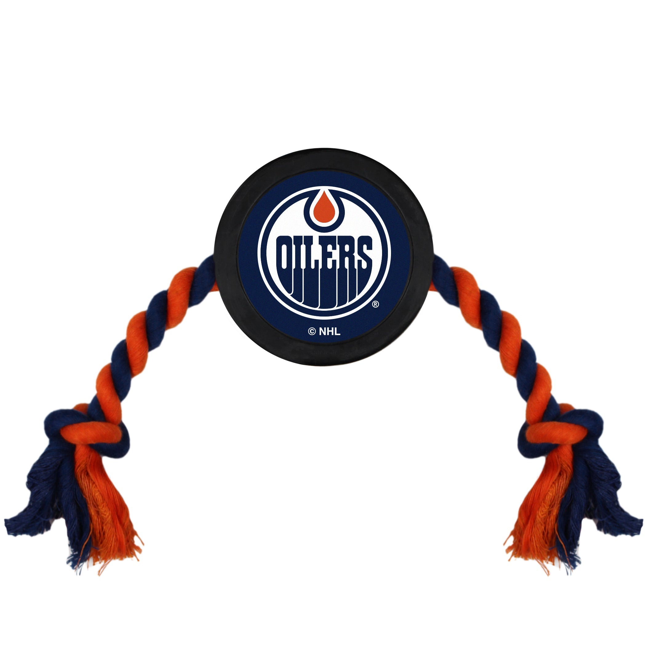 NHL Edmonton Oilers Hockey Puck Toy Pets First - Sports Collectibles, Sports Memorabilia, Sports Fan Shop, Sports Gifts
