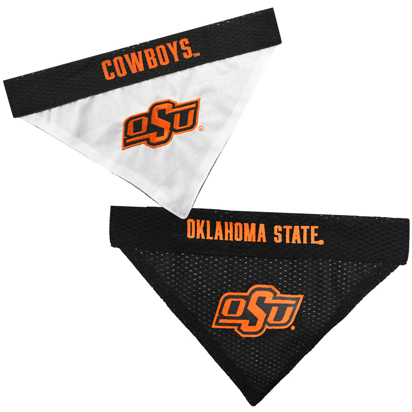 Oklahoma State Cowboys Reversible Bandana Pets First - Sports Collectibles, Sports Memorabilia, Sports Fan Shop, Sports Gifts