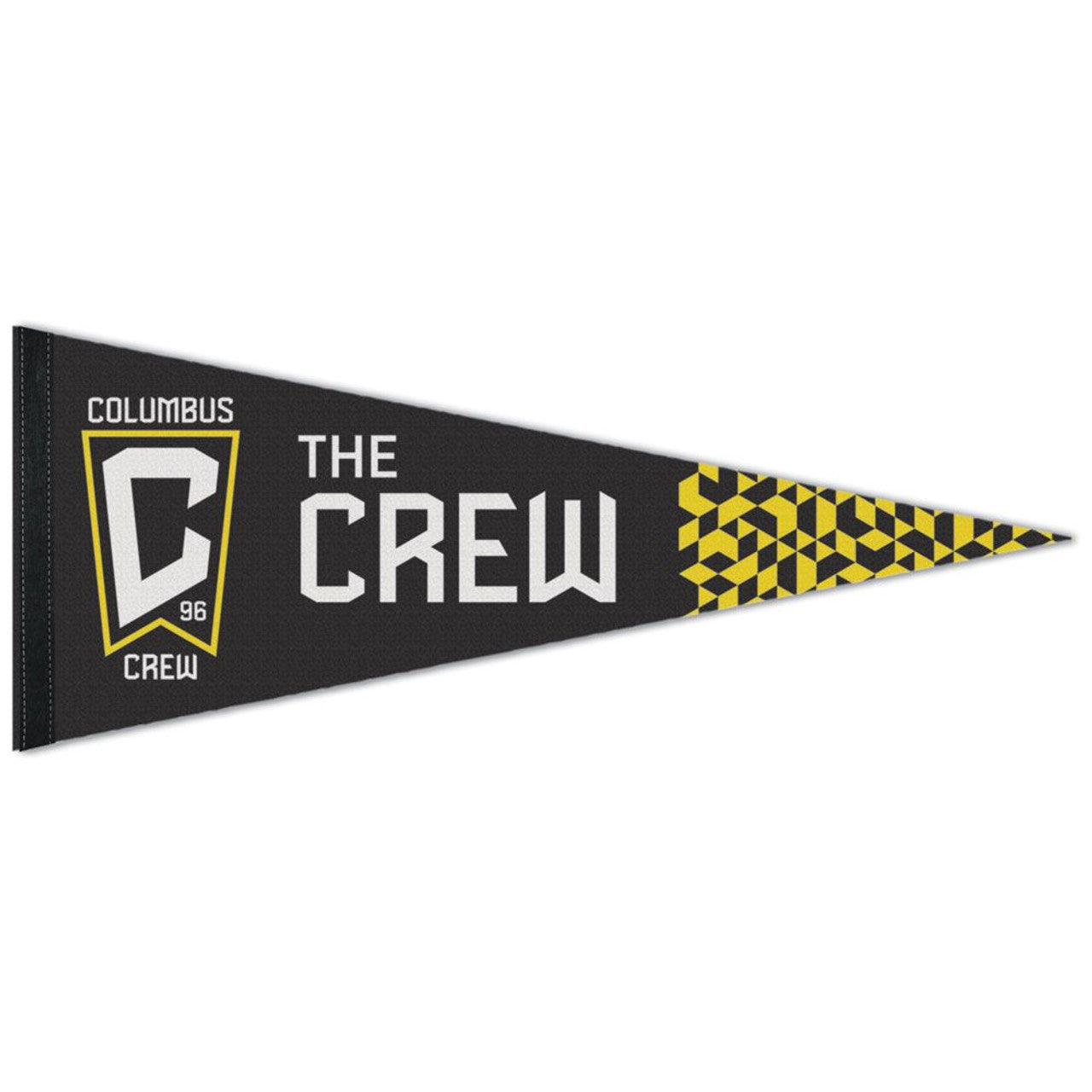 Columbus Crew SC Pennant 12x30 Premium Style - Special Order - Sports Collectibles, Sports Memorabilia, Sports Fan Shop, Sports Gifts