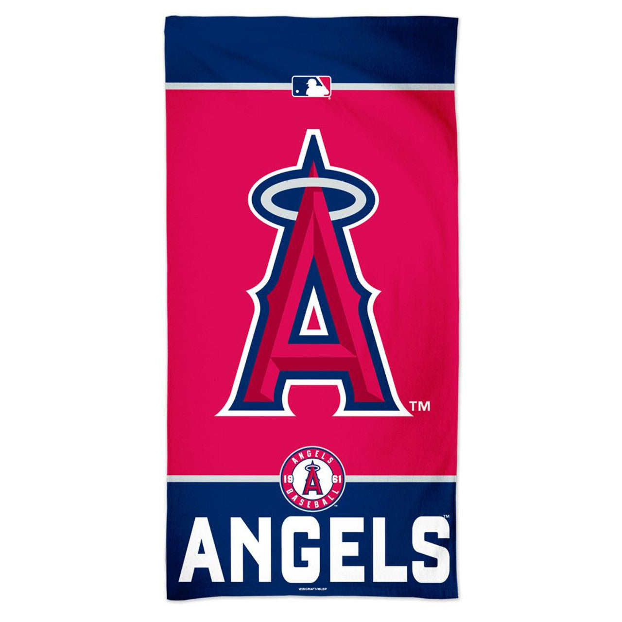 Los Angeles Angels Towel 30x60 Beach Style - Special Order - Sports Collectibles, Sports Memorabilia, Sports Fan Shop, Sports Gifts