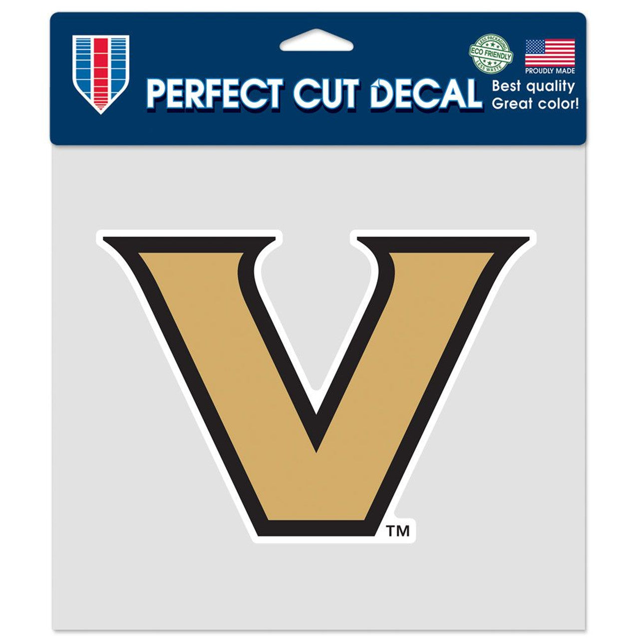 Vanderbilt Commodores Decal 8x8 Perfect Cut Color - Sports Collectibles, Sports Memorabilia, Sports Fan Shop, Sports Gifts