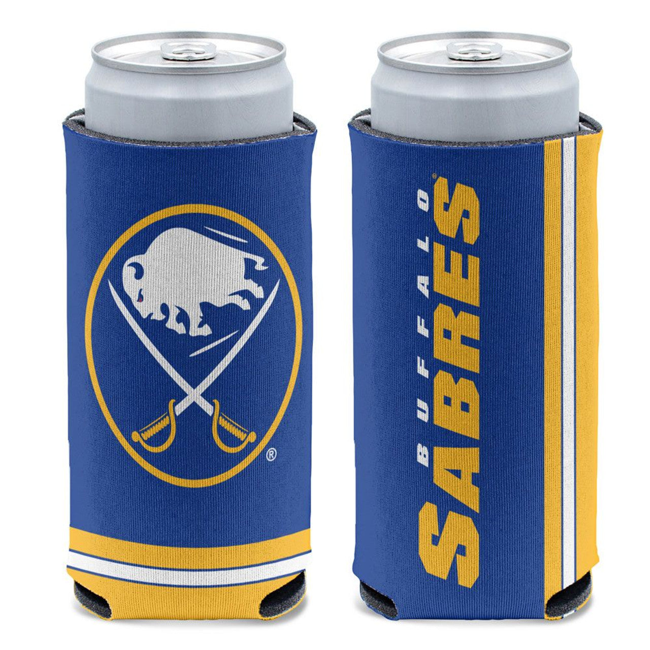 Buffalo Sabres Can Cooler Slim Can Design - Sports Collectibles, Sports Memorabilia, Sports Fan Shop, Sports Gifts