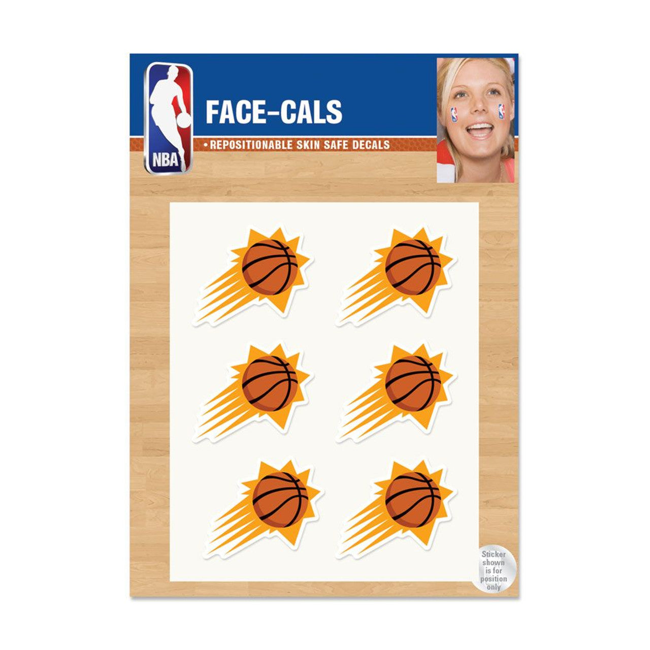 Phoenix SunsÂ Tattoo Face Cals Special Order - Sports Collectibles, Sports Memorabilia, Sports Fan Shop, Sports Gifts