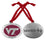 Virginia Tech University VT Logo Ornament - Sports Gifts, Sports Memorabilia, Sports Collectibles, Fan Shop