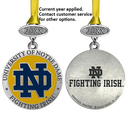 University of Notre Dame Ornament - Sports Gifts, Sports Memorabilia, Sports Collectibles, Fan Shop