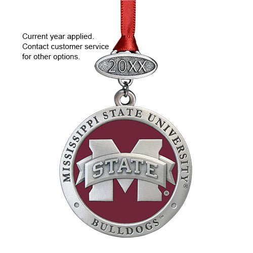 Mississippi State University Bulldogs "M" Logo Ornament - Sports Gifts, Sports Memorabilia, Sports Collectibles, Fan Shop