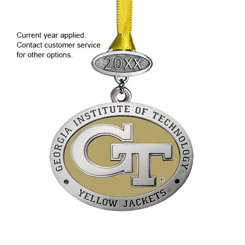 Georgia Tech GT Logo Ornament - Sports Gifts, Sports Memorabilia, Sports Collectibles, Fan Shop
