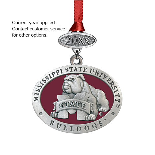 Mississippi State University Bulldogs Ornament - Sports Collectibles, Sports Memorabilia, Sports Fan Shop, Sports Gifts