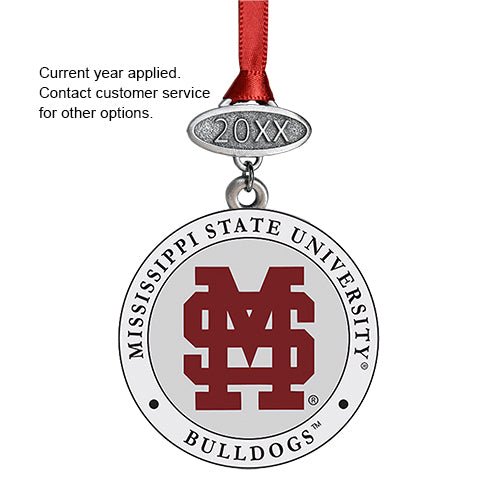 Mississippi State University Bulldogs "MS" Logo Ornament - Sports Gifts, Sports Memorabilia, Sports Collectibles, Fan Shop