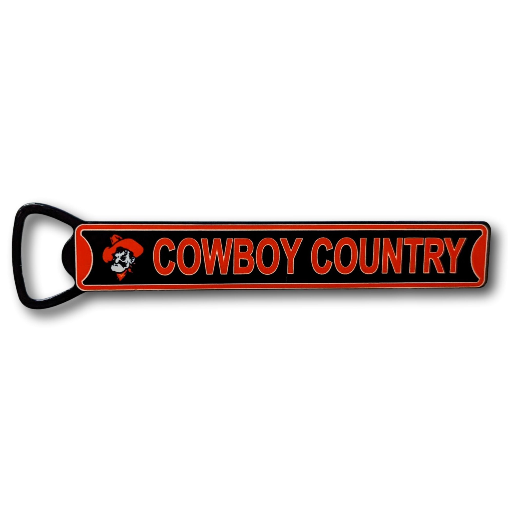 Cowboy Country OK State - Steel Bottle Opener