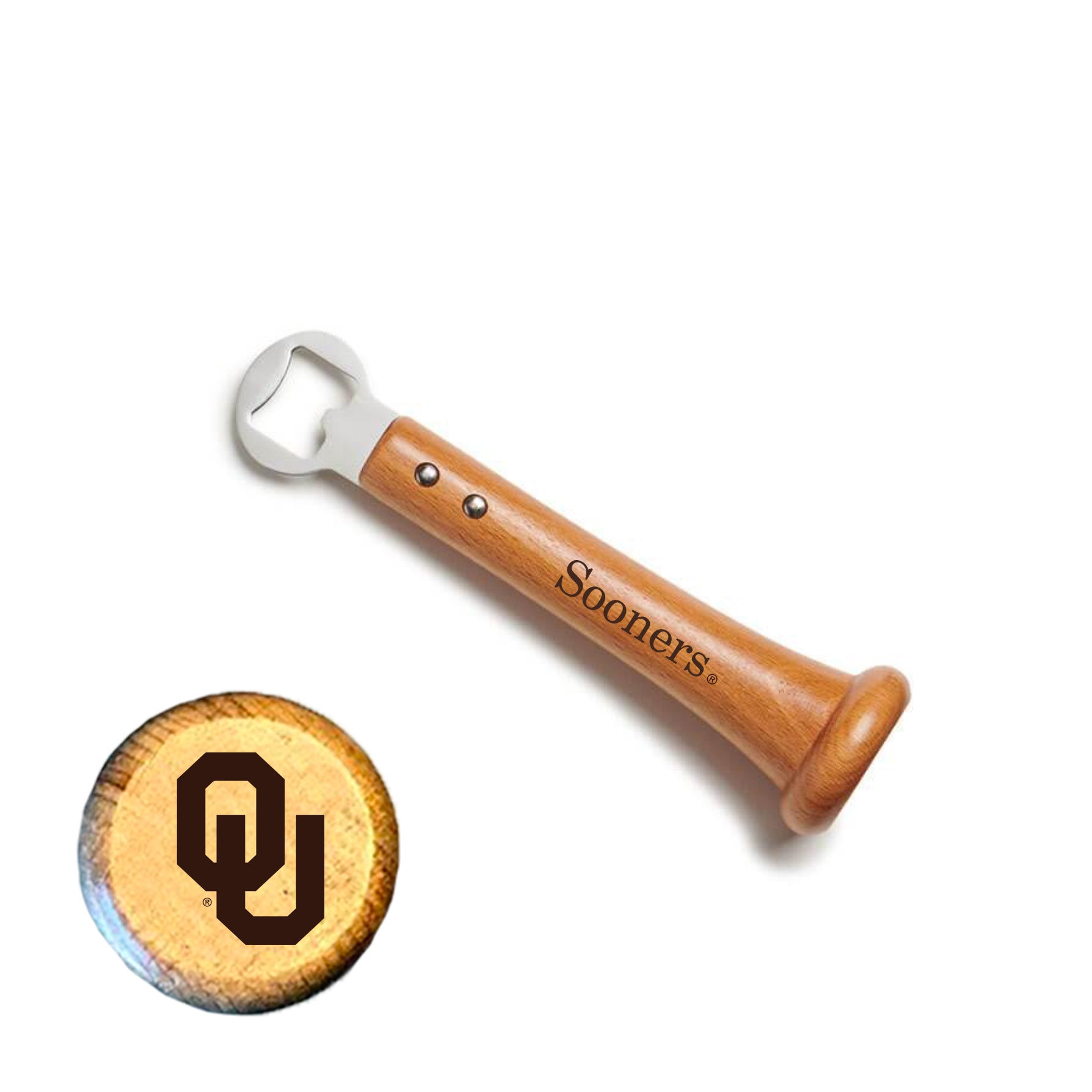 University of Oklahoma "PICKOFF" Bottle Opener - Sports Collectibles, Sports Memorabilia, Sports Fan Shop, Sports Gifts