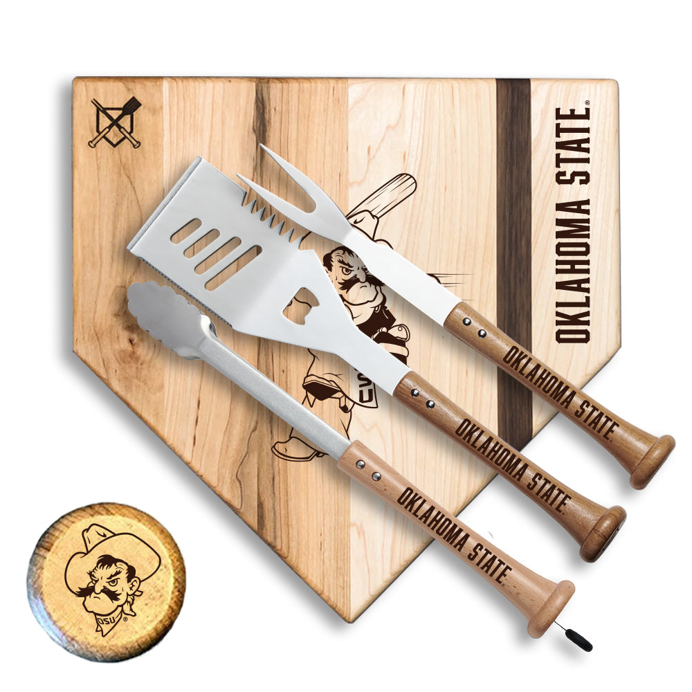 Oklahoma State University "SILVER SLUGGER" Combo Set - Sports Collectibles, Sports Memorabilia, Sports Fan Shop, Sports Gifts