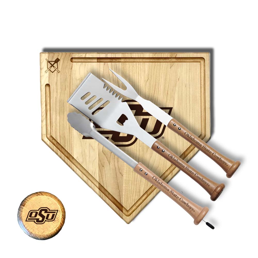 Oklahoma State University "SILVER SLUGGER" Combo Set - Sports Collectibles, Sports Memorabilia, Sports Fan Shop, Sports Gifts