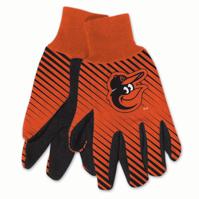 Baltimore Orioles Adult Two-Tone Gloves - Sports Collectibles, Sports Memorabilia, Sports Fan Shop, Sports Gifts