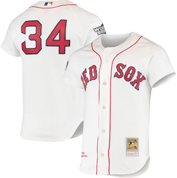 David Ortiz Boston Red Sox 2004 World Series Mitchell & Ness Home Authentic Jersey - Sports Collectibles, Sports Memorabilia, Sports Fan Shop, Sports Gifts