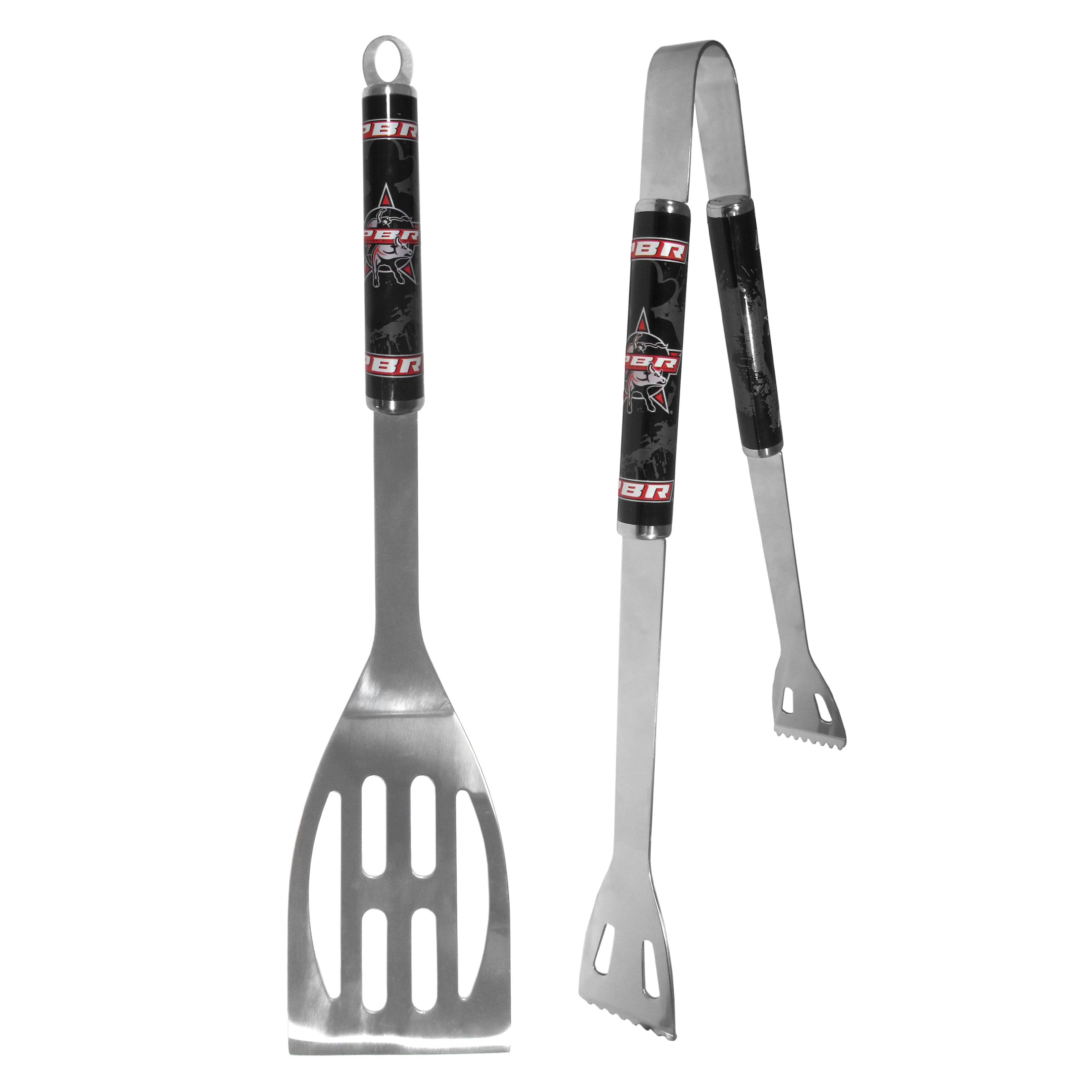 PBR 2 pc Steel BBQ Tool Set