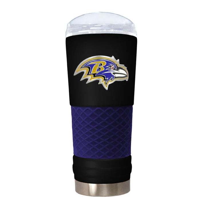 Baltimore Ravens The DRAFT 24 oz. Vacuum Insulated Beverage Cup - Powder Coated - 757 Sports Collectibles