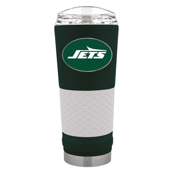 New York Jets The DRAFT 24 oz. Vacuum Insulated Beverage Cup - Powder Coated - Sports Gifts, Sports Memorabilia, Sports Collectibles, Fan Shop