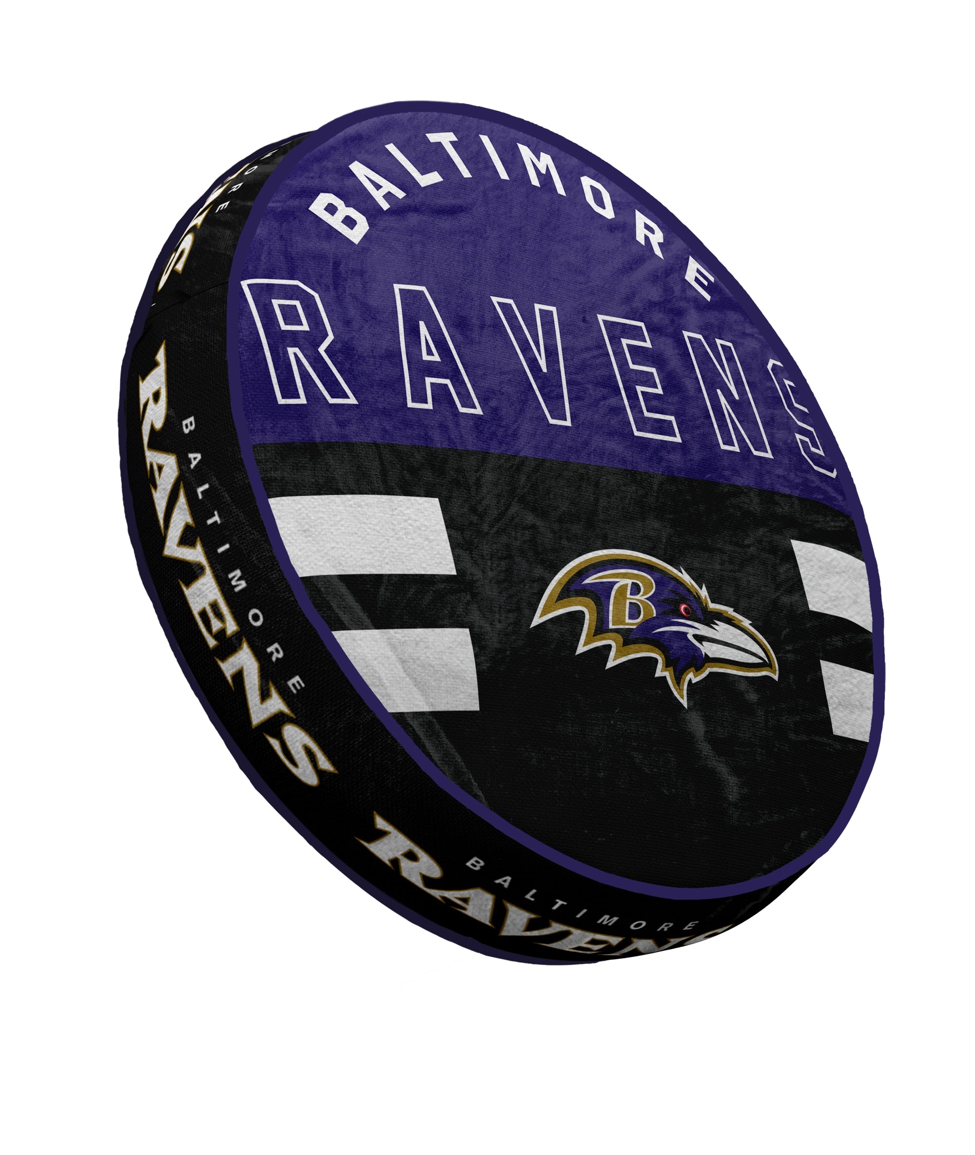 Baltimore Ravens 15" Plushie Circle Pillow - Sports Gifts, Sports Memorabilia, Sports Collectibles, Fan Shop