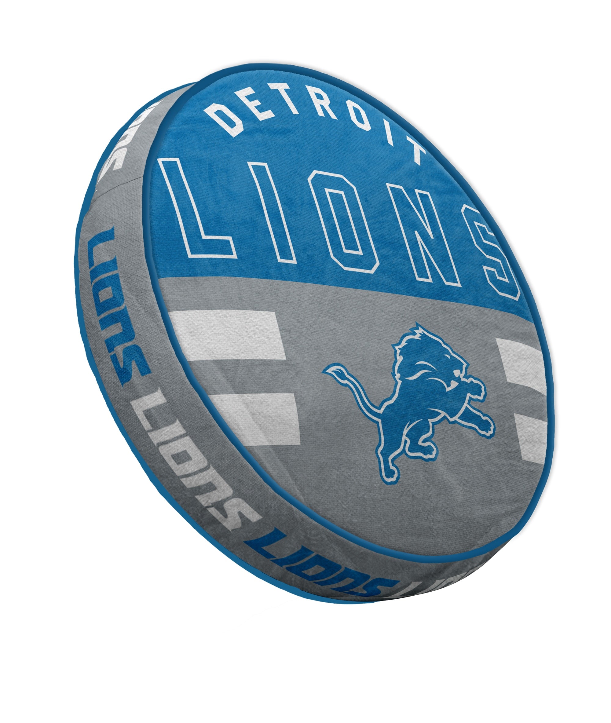 Detroit Lions 15" Plushie Circle Pillow - Sports Gifts, Sports Memorabilia, Sports Collectibles, Fan Shop