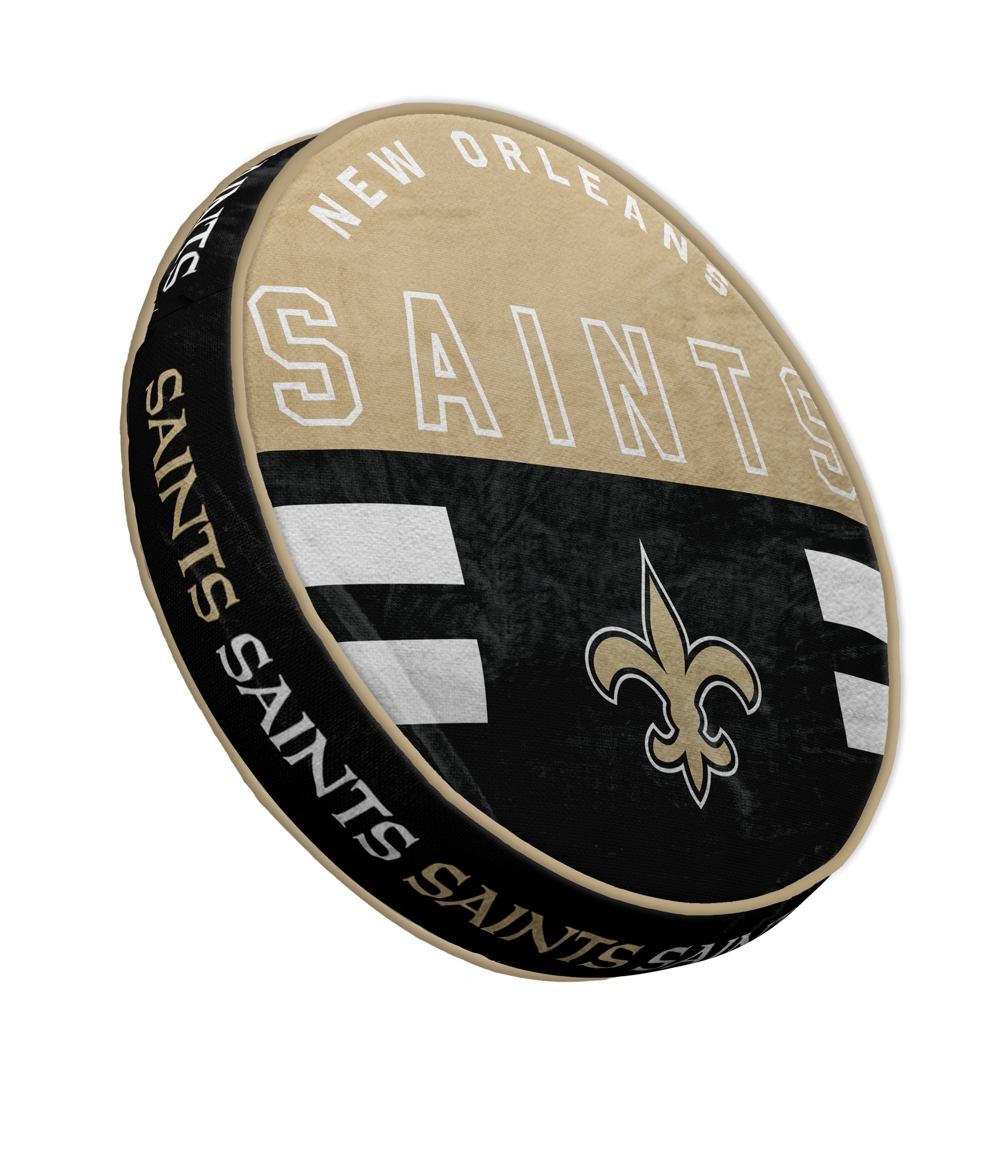 New Orleans Saints 15" Plushie Circle Pillow - Sports Gifts, Sports Memorabilia, Sports Collectibles, Fan Shop
