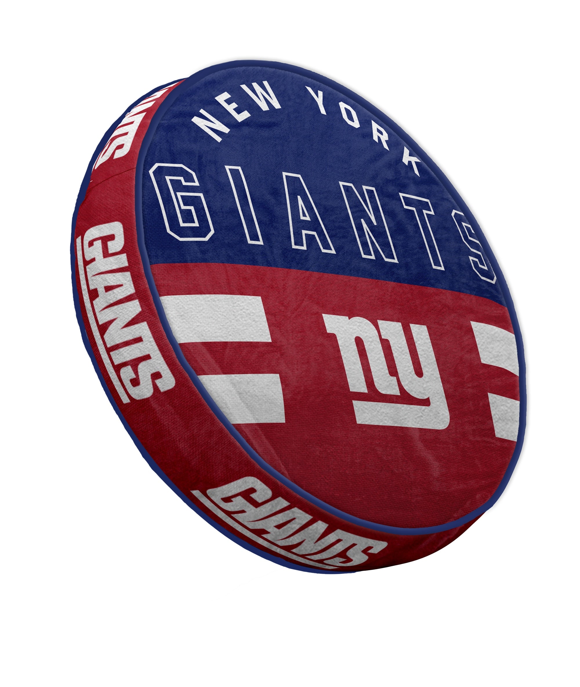 New York Giants 15" Plushie Circle Pillow - Sports Gifts, Sports Memorabilia, Sports Collectibles, Fan Shop