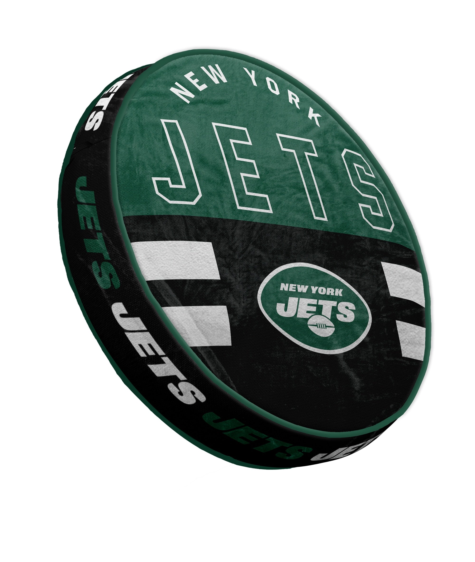 New York Jets 15" Plushie Circle Pillow - Sports Gifts, Sports Memorabilia, Sports Collectibles, Fan Shop