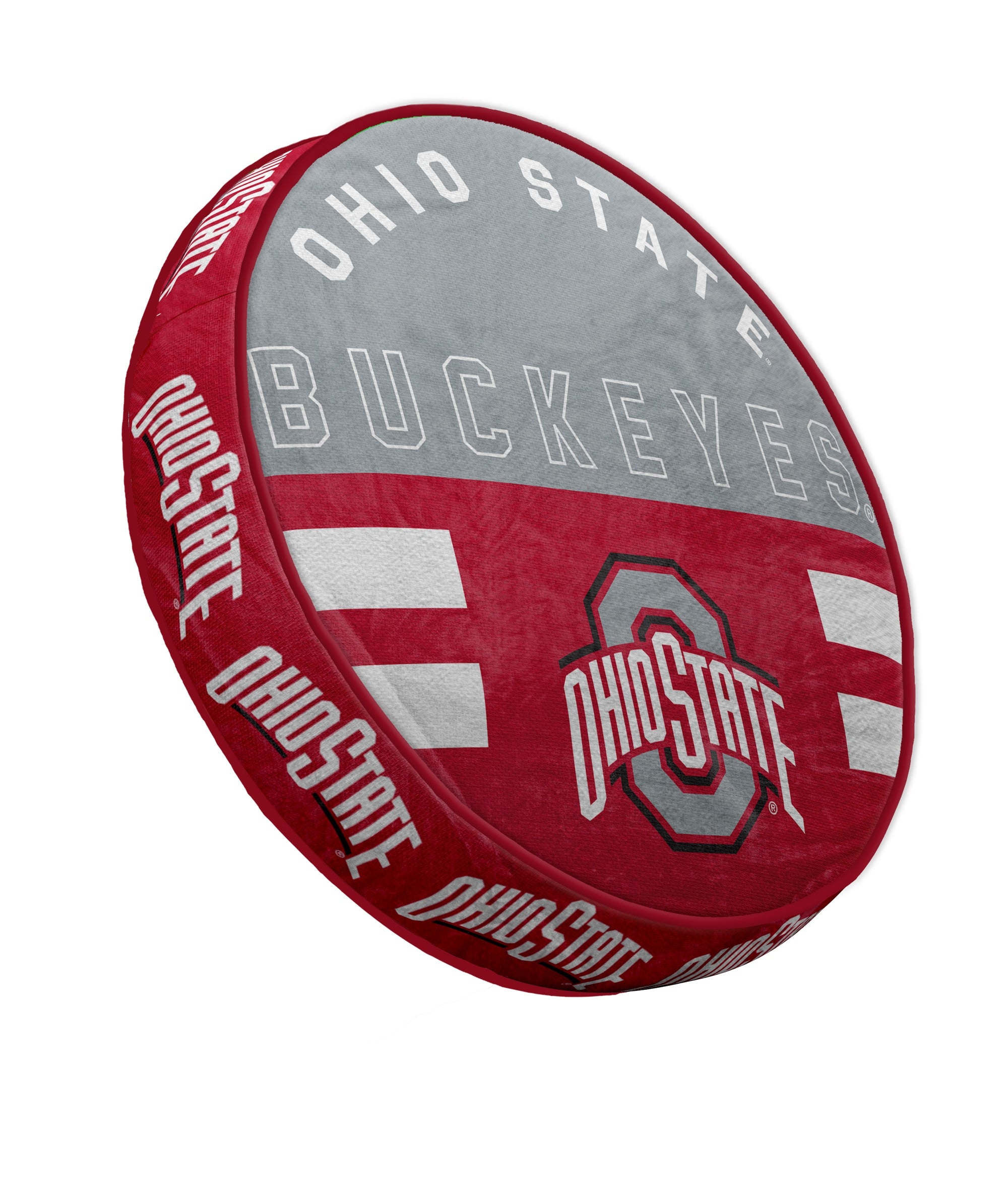 Ohio State Buckeyes 15" Plushie Circle Pillow - Sports Collectibles, Sports Memorabilia, Sports Fan Shop, Sports Gifts