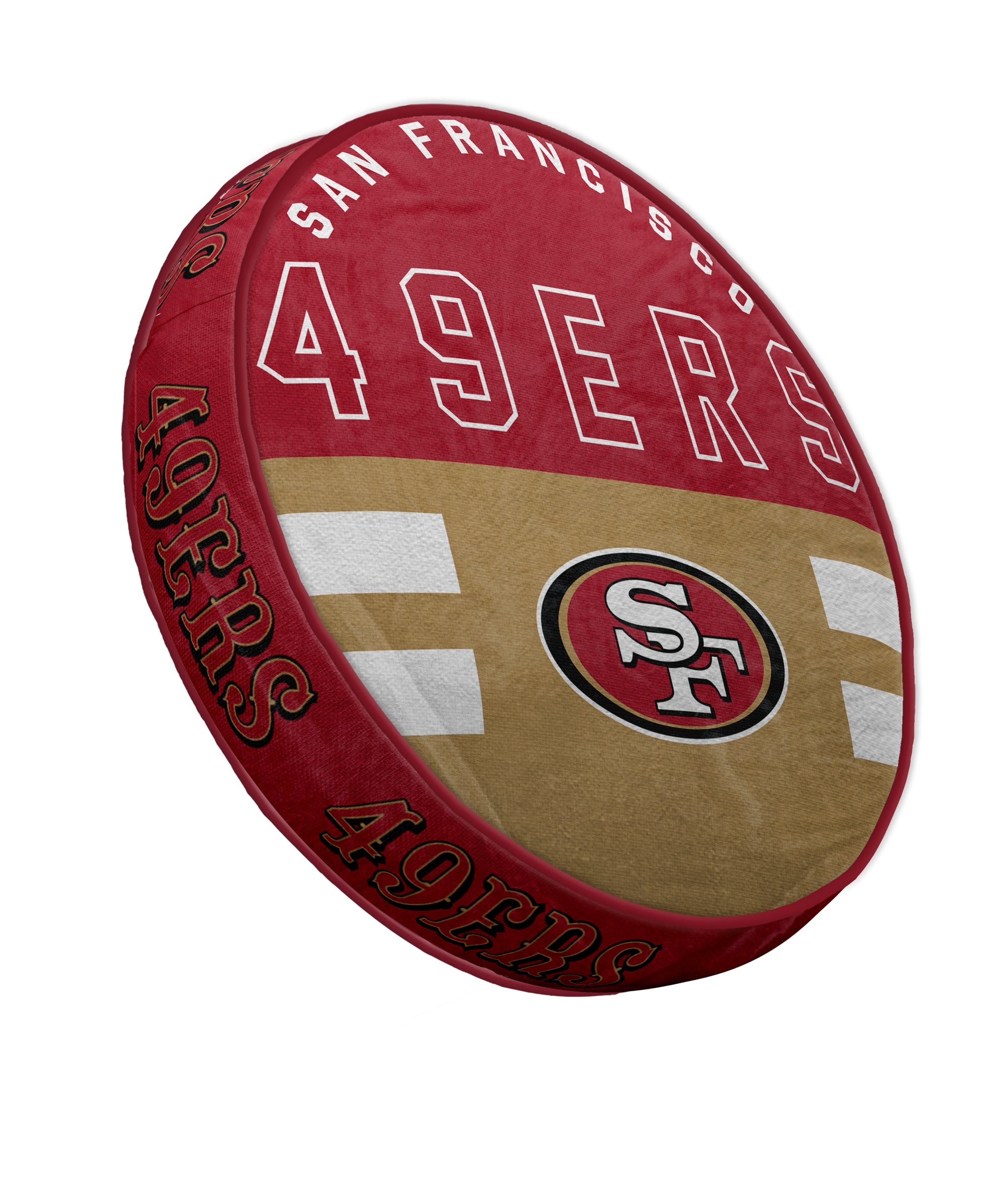 NFL San Francisco 49ers Circle Plushlete Pillow - Sports Collectibles, Sports Memorabilia, Sports Fan Shop, Sports Gifts