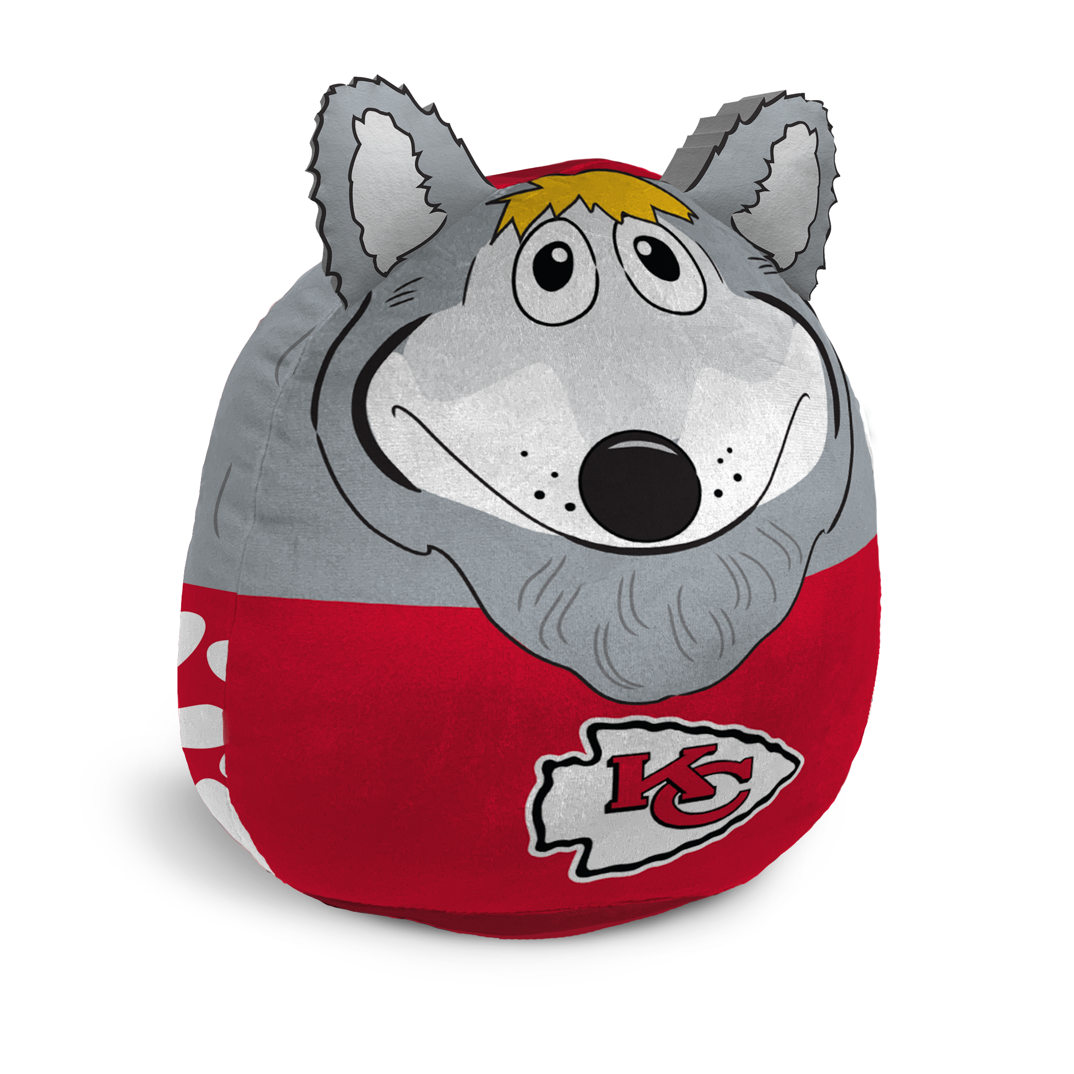 Kansas City Chiefs Plushie Mascot Squish Pillow - Sports Collectibles, Sports Memorabilia, Sports Fan Shop, Sports Gifts